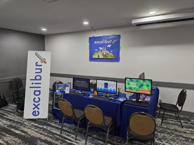 Excalibur.js 2DCon booth