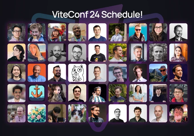 ViteConf 24 Speakers!