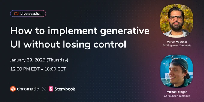 how to implement generative ui without losing control webinar