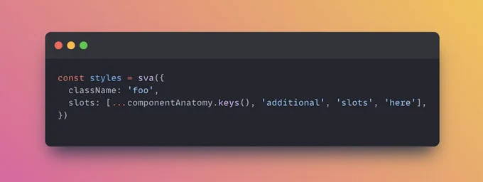 Panda will now correctly infer the slots from the anatomy and add them to the recipe.
