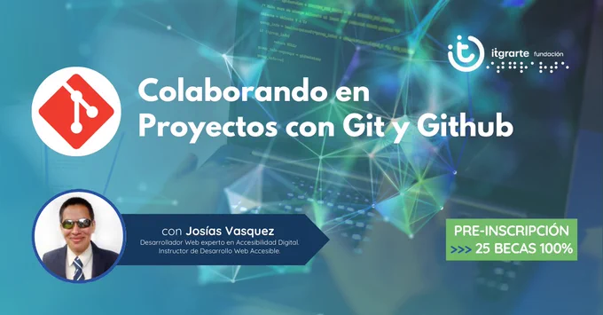 📢 Abrimos nuevo Curso: Colaborando en proyectos con #Git y #Github.
Aprende a trabajar en proyectos colaborativos.
