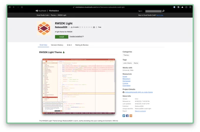 RWSDK Light Theme