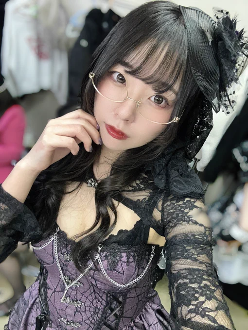 今日は、髪の毛まきまきしてて可愛かったです💜