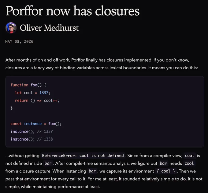 A screenshot of the post