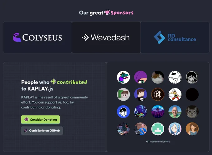 WaveDash, a new sponsor of KAPLAY