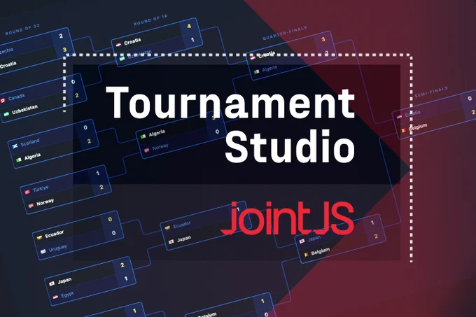 JointJS Tournament Studio.