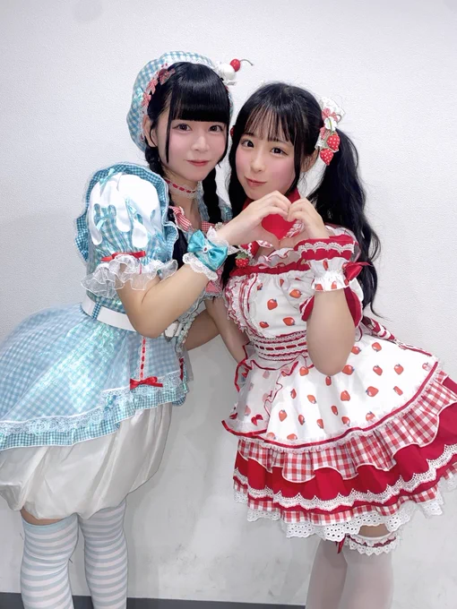クリームソーダといちごちゃんです…🍨🍓

大好きなMihiroちゃんと東京で共演出来るなんて〜！なんか嬉しい🥰💕
なんとなんと！明日、明後日も共演なもんで…🫣😳✨️
嬉しい(#^.^#)よろしくお願いします♡
