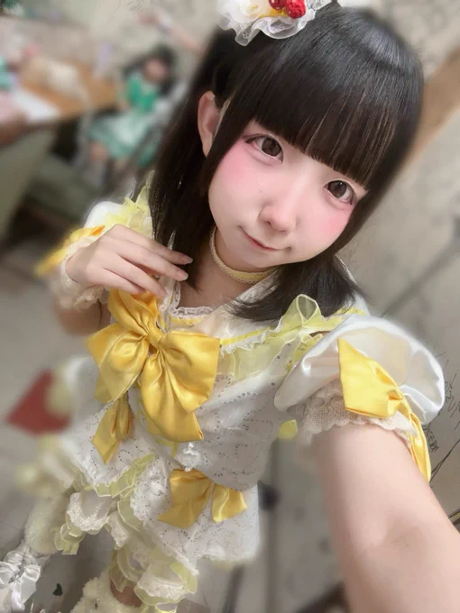 この日あもと髪型お揃いだった〜🎶🎶
