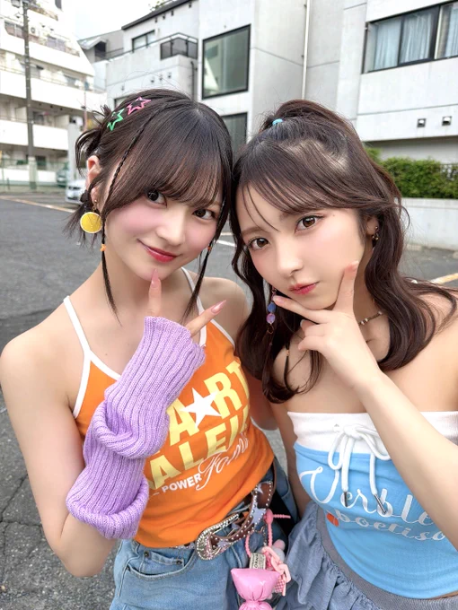 zipperで撮影一緒だった！📸
一緒の撮影、バンビ入ったばっかの頃にした以来な気がして懐かしかった〜！