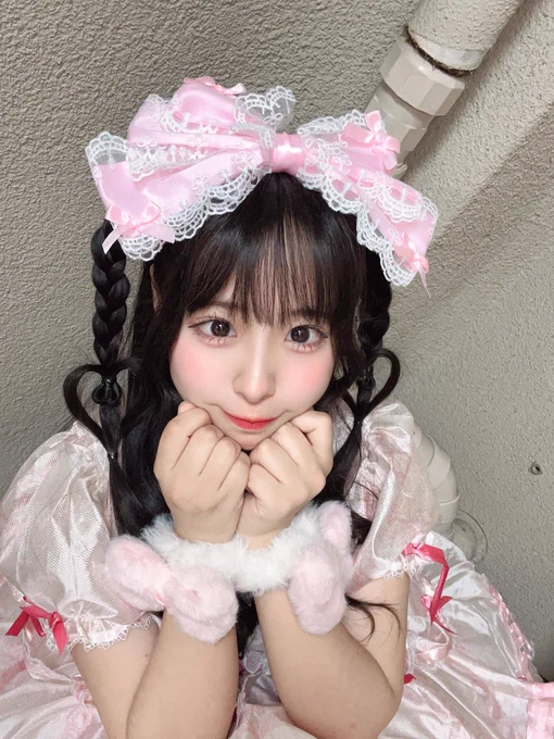 ハート♡になってるの！わかるーー？？😽❤️
おリボンカチューシャもにゅーお披露目でしたっ

《セトリ》
1.Dear my⋯
2.アイドルライフスターターパック
3.ファンサ
4. OIDEMASE!!～極楽～